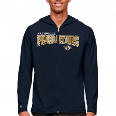 Толстовка на молнии Nashville Predators Antigua Legacy - Navy
