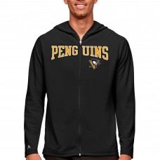 Толстовка на молнии Pittsburgh Penguins Antigua Legacy - Black Толстовка на молнии Pittsburgh Penguins Antigua Legacy - Black