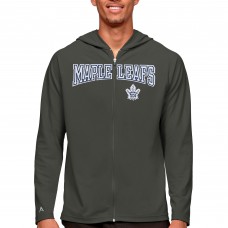 Толстовка на молнии Toronto Maple Leafs Antigua Legacy - Charcoal