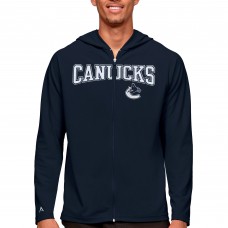Толстовка на молнии Vancouver Canucks Antigua Legacy - Navy