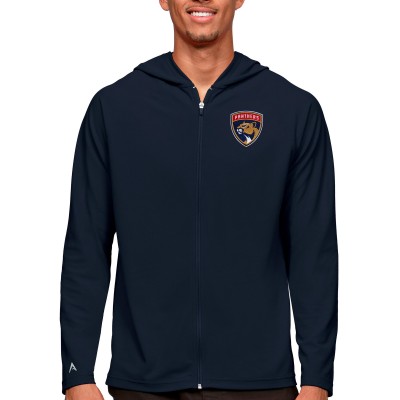 Толстовка на молнии Florida Panthers Antigua Logo Legacy - Navy