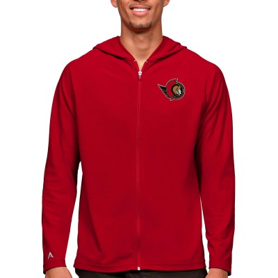Толстовка на молнии Ottawa Senators Antigua Logo Legacy - Red