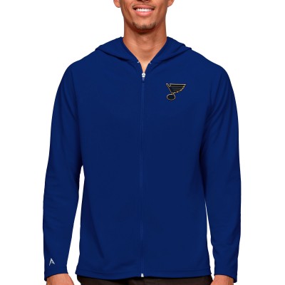 Толстовка на молнии St. Louis Blues Antigua Logo Legacy - Royal