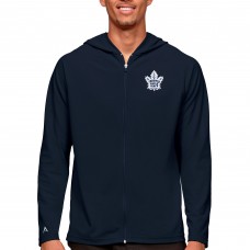 Toronto Maple Leafs Antigua Logo Legacy Full-Zip Hoodie - Navy