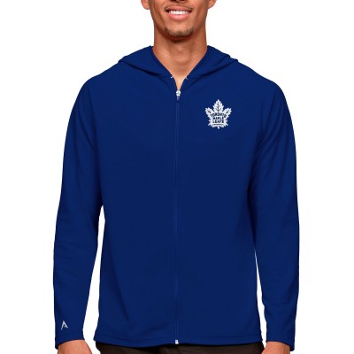 Толстовка на молнии Toronto Maple Leafs Antigua Logo Legacy - Royal
