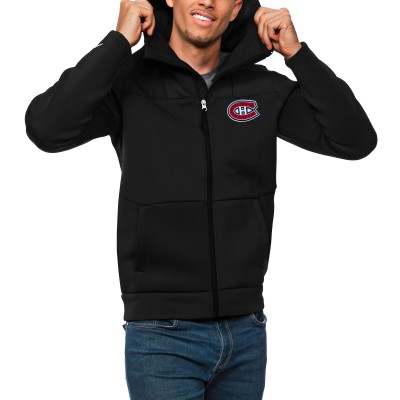 Толстовка на молнии Montreal Canadiens Antigua Protect - Black