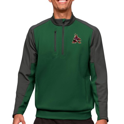 Кофта на молнии Arizona Coyotes Antigua - Green/Charcoal