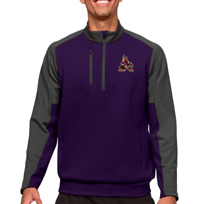 Кофта на молнии Arizona Coyotes Antigua - Purple/Charcoal