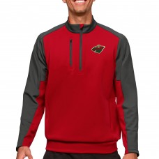 Кофта на молнии Minnesota Wild Antigua - Red/Charcoal