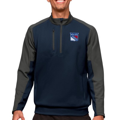 Кофта на молнии New York Rangers Antigua - Navy/Charcoal