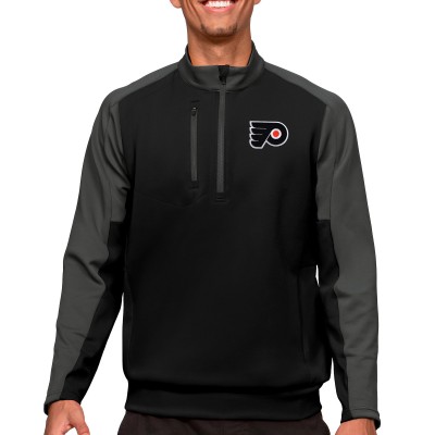 Кофта на молнии Philadelphia Flyers Antigua - Black/Charcoal