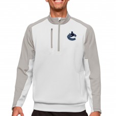 Кофта на молнии Vancouver Canucks Antigua - White/Silver