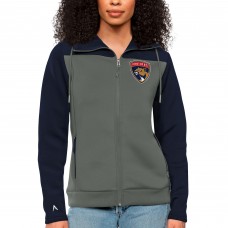 Толстовка на молнии Florida Panthers Antigua Womens Protect - Navy/Steel