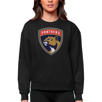 Кофта Florida Panthers Antigua Womens Team Logo Victory Crewneck - Black