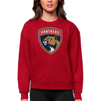 Кофта Florida Panthers Antigua Womens Team Logo Victory Crewneck - Red
