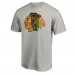 Футболка Chicago Blackhawks Logo - Heather Gray