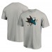 Футболка San Jose Sharks Logo - Heather Gray