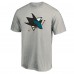Футболка San Jose Sharks Logo - Heather Gray