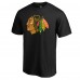 Футболка Chicago Blackhawks Logo - Black
