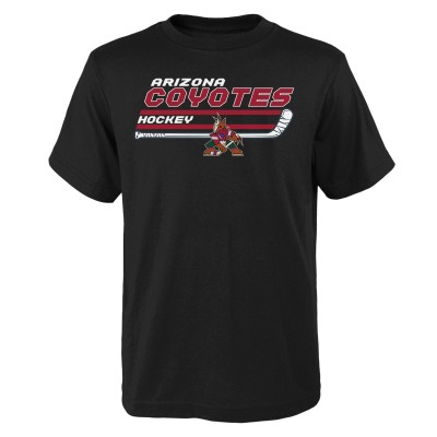 Футболка Arizona Coyotes Youth Stick Logo - Black