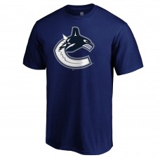 Vancouver Canucks Royal Primary Logo Short Sleeve T-Shirt