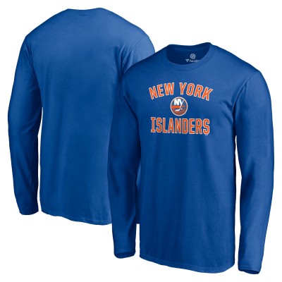 New York Islanders Royal Victory Arch Long Sleeve T-Shirt