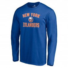 New York Islanders Royal Victory Arch Long Sleeve T-Shirt New York Islanders Royal Victory Arch Long Sleeve T-Shirt