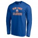 New York Islanders Royal Victory Arch Long Sleeve T-Shirt