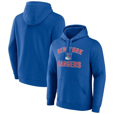 New York Rangers Royal Victory Arch Pullover Hoodie