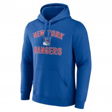 New York Rangers Royal Victory Arch Pullover Hoodie New York Rangers Royal Victory Arch Pullover Hoodie