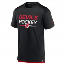 Футболка New Jersey Devils Authentic Pro Tech - Black