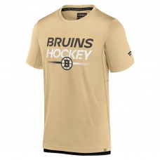 Футболка Boston Bruins Authentic Pro Tech - Gold