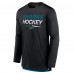 Футболка с длинным рукавом San Jose Sharks Authentic Pro - Black
