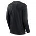 Футболка с длинным рукавом San Jose Sharks Authentic Pro - Black