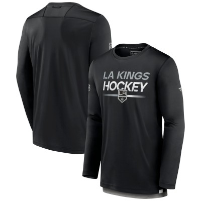 Футболка с длинным рукавом Los Angeles Kings Authentic Pro - Black