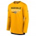 Футболка с длинным рукавом Nashville Predators Authentic Pro - Gold