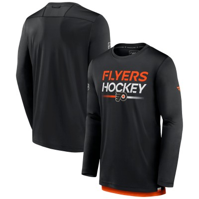 Футболка с длинным рукавом Philadelphia Flyers Authentic Pro - Black