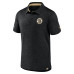Поло Boston Bruins Fanatics Black Authentic Pro Jacquard