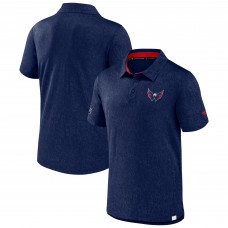 Washington Capitals Fanatics Authentic Pro Jacquard Polo - Navy