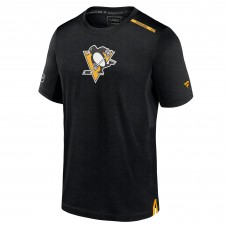 Футболка Pittsburgh Penguins Fanatics Black Authentic Pro Performance