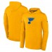 St. Louis Blues Fanatics Gold Authentic Pro Pullover Hoodie