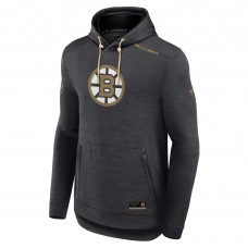 Толстовка Boston Bruins Fanatics Heather Charcoal Authentic Pro Tech Толстовка Boston Bruins Fanatics Heather Charcoal Authentic Pro Tech