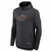 Толстовка Minnesota Wild Fanatics Heather Charcoal Authentic Pro Tech