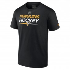 Футболка Pittsburgh Penguins Fanatics Black Authentic Pro Primary Футболка Pittsburgh Penguins Fanatics Black Authentic Pro Primary