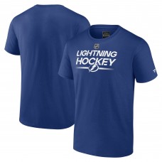 Tampa Bay Lightning Authentic Pro Primary Replen T-Shirt - Blue