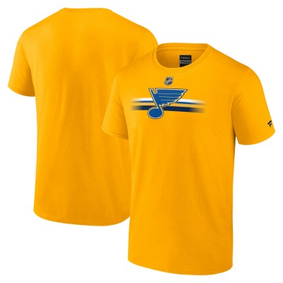 Футболка St. Louis Blues Authentic Pro Secondary Replen - Gold