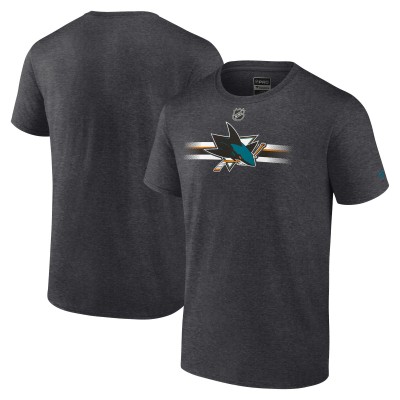 Футболка San Jose Sharks Authentic Pro Secondary Replen - Heather Charcoal