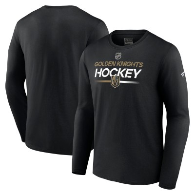 Футболка Vegas Golden Knights Fanatics Authentic Pro Primary Long Sleeve - Black