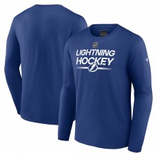 Tampa Bay Lightning Authentic Pro Primary Replen Long Sleeve T-Shirt - Blue