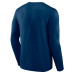 Seattle Kraken Fanatics Deep Sea Blue Authentic Pro Secondary Long Sleeve T-Shirt